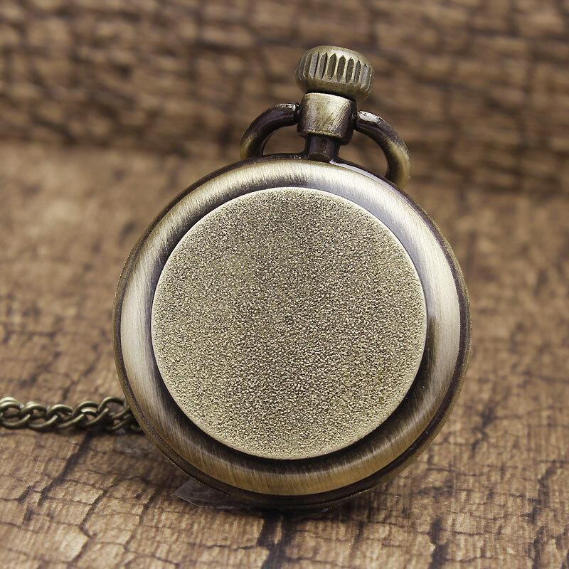 Petite montre de poche à quartz de luxe pour hommes et femmes, chiffres romains, chiffres, pendentif, collier, horloge