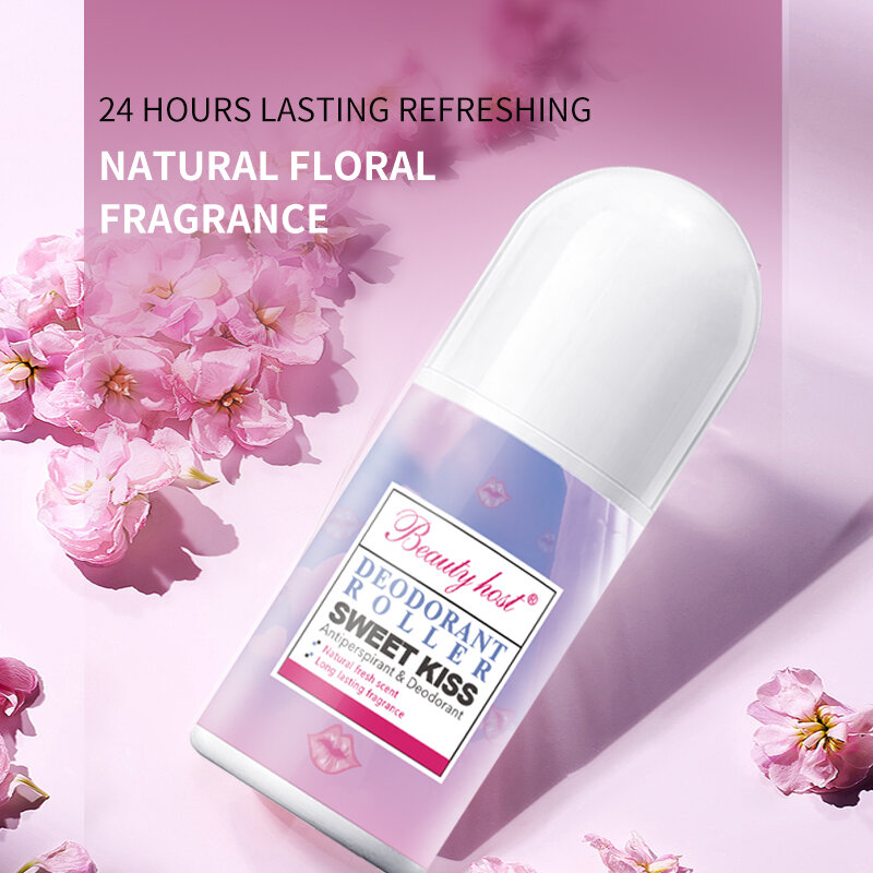 3 Buah/Lot Perawatan Kulit Kosmetik Rol Anti Keringat & Deodoran Bau Bunga Manis Laut Alami untuk Pria dan Wanita