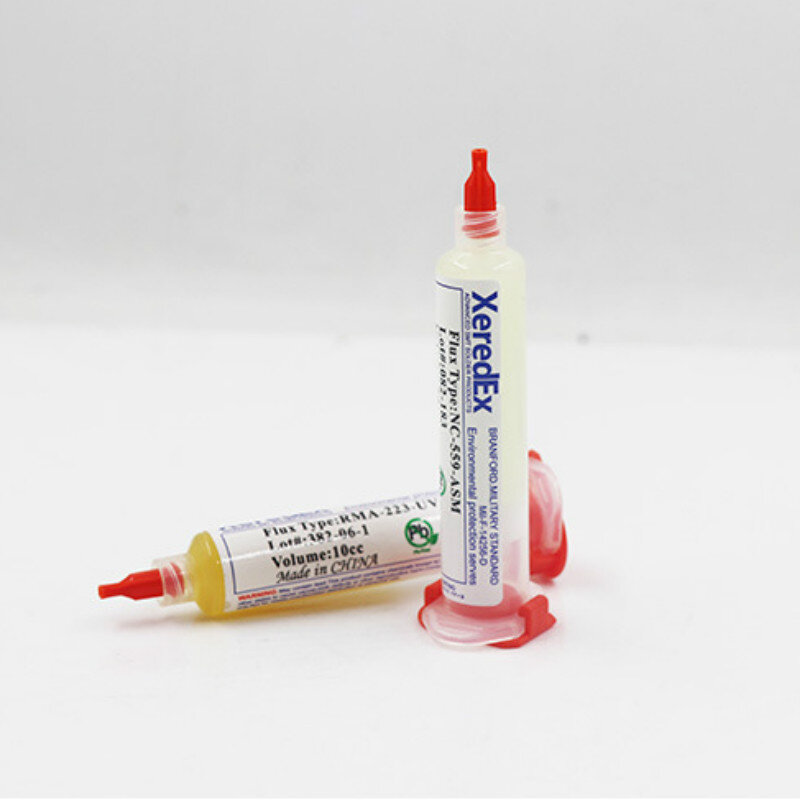 Solder Flux Paste 223 559 10cc NC-559-ASM-UV Flux Paste ตะกั่วบัดกรี Paste Flux + เข็ม Soldering Ooper สี่เหลี่ยม