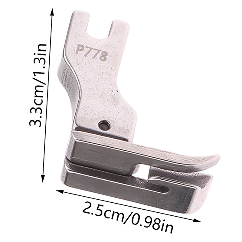 Prensatelas de acero P778 para cuello superior, prensatelas especial para la mayoría de piezas de máquinas de coser industriales, 1 unidad