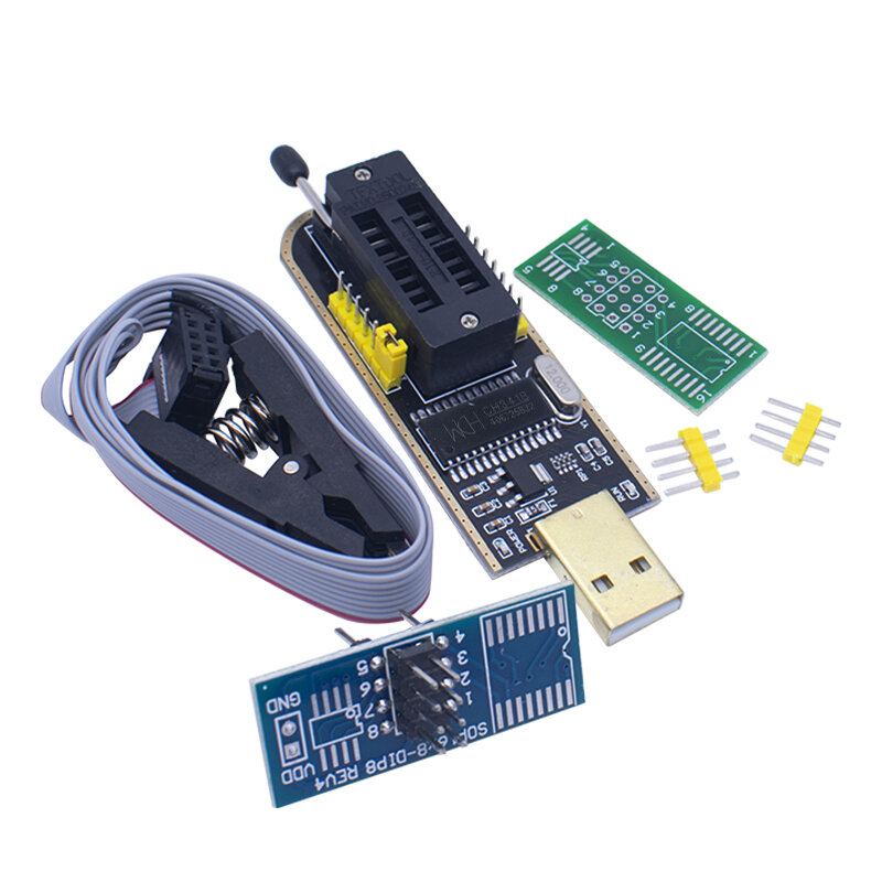 Neeprom-USBキーチェーンコンソール,25シリーズch341b 341,sop8,sop8,Enprom 93cxx/25cxx/24cxx用テストクリップ