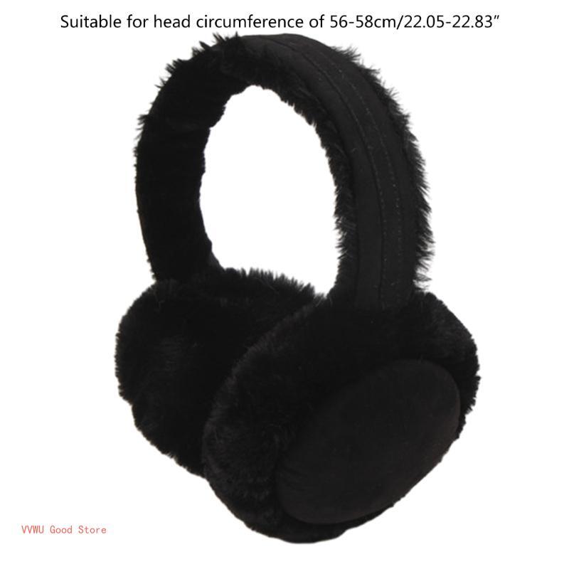 Plush Ear Warmer for Students Adult Windproof Winter Earmuff Eye-Catching Multiple Color Can Choose Skiing Keep Ear Warm