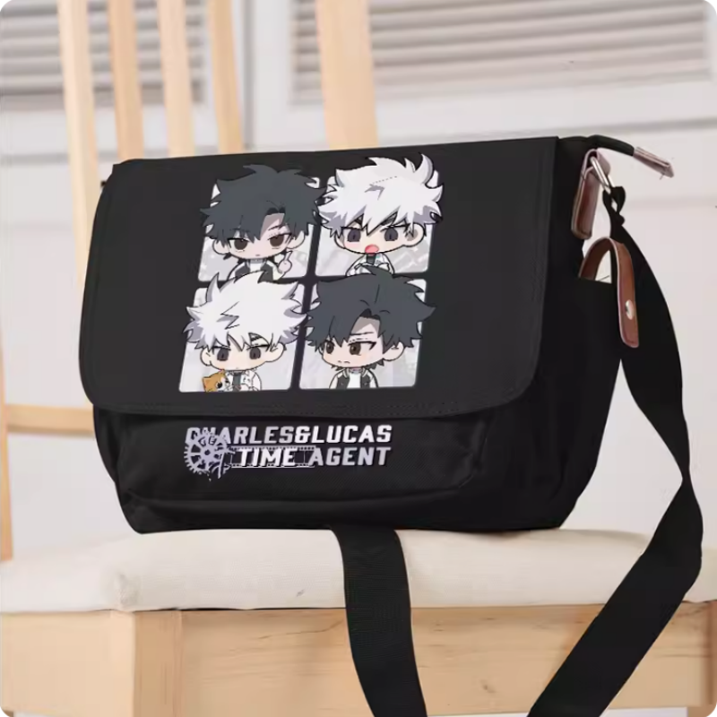 Anime Link Click Lucas Charles Cartoon Bag Unsix Fashion Leisure adolescenti Crossbody Student Messenger Handbag B669