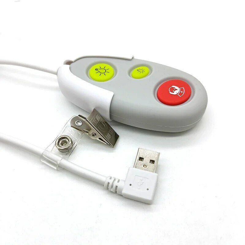 Pielęgniarka zadzwoń kabel USB linia pielęgniarka zadzwoń kabel połączenia awaryjnego z przełącznikiem przyciskowym