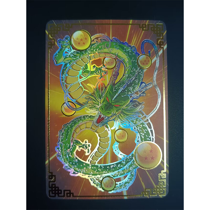 DIY Drachen ball hausgemachte Spielkarte Shenron Anime Charakter Sammlung Spiel Sammlung Flash-Karte seltene Karte Brettspiel Spielzeug Geschenk