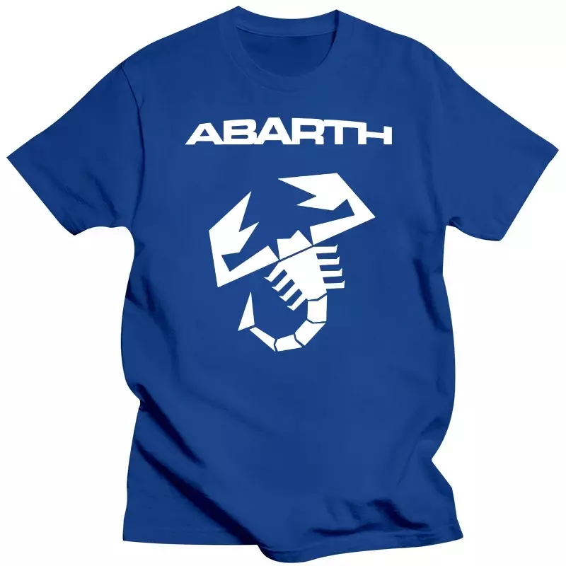100% cotone top t-shirt t-shirt italia moda Casual abbigliamento classico t-shirt corte uomo Abarth scorpion logo harajuku abbigliamento uomo