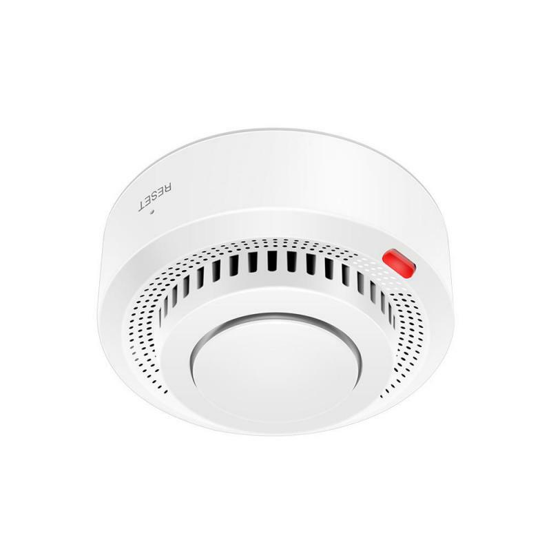Tuya Smart Zigbee WiFi Smoke Detector Smart Fire Alarm Progressive Sound Photoelectric Smoke Sensor Work With Tuya Zigbee Hub