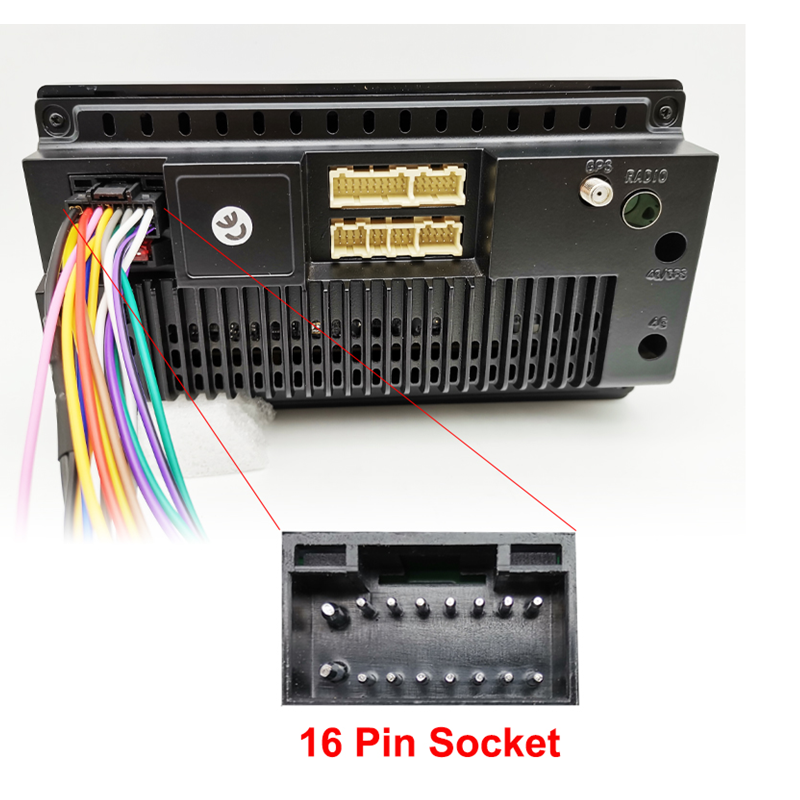 Samochód 16-pinowy Android Wire uprząż Canbus Adapter kabla zasilającego do 2009 + TOYOTA 4 runner odtwarzacz multimedialny złącze