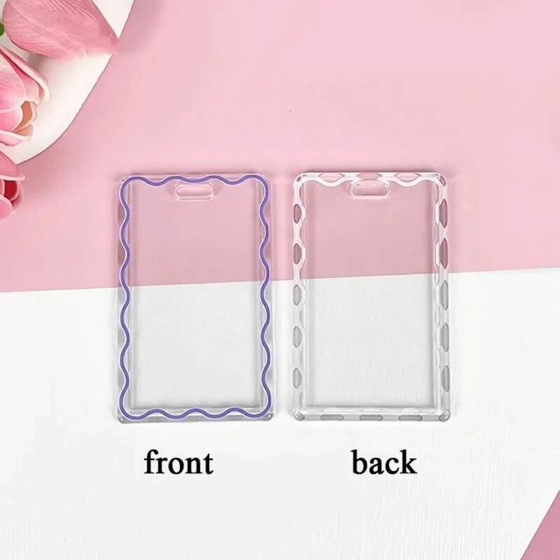 Acrylic Kpop Photocard Holder New Bus Card 3 Inch Photo Sleeves Transparent Photo Protector Student Card Case