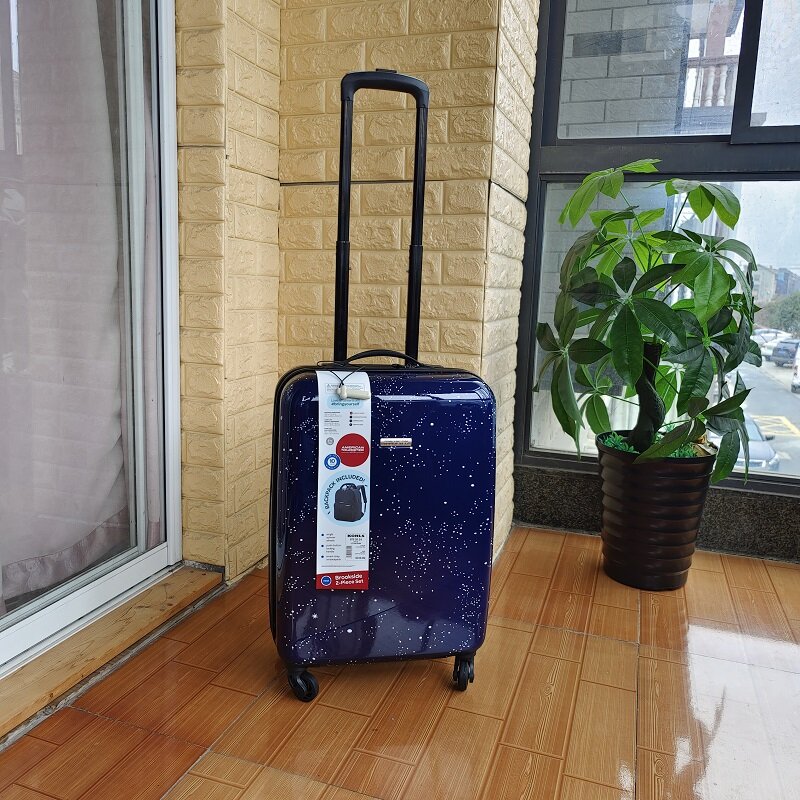Брендовый винтажный чемодан на колесиках для женщин