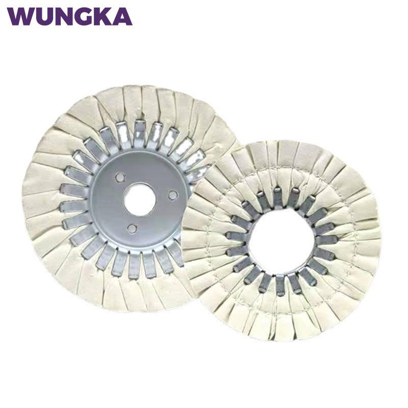 1pc 6" Cotton Airway Buffing Wheel 150*22 mm Cloth Open Bias Polishing Buffs Wheel 150x14mm White