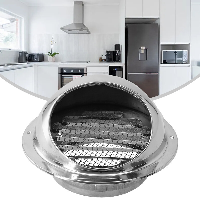 Vent Cover Ventilators Vent Cap Sleek Silver Stainless Steel Vent Cover Improve Airflow and Maintain Pest Free Space