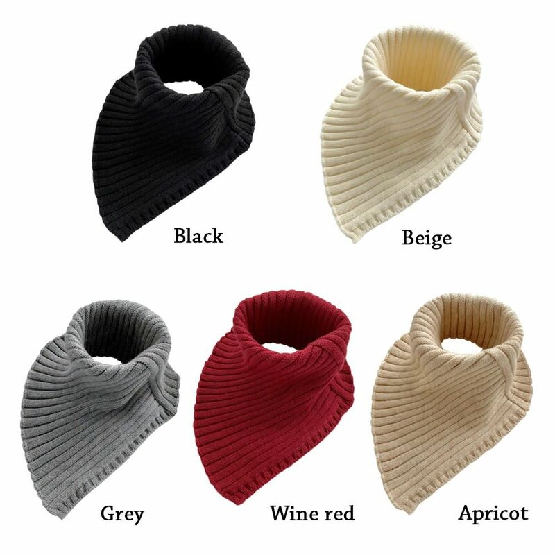Winter Detachable Warm Scarf Knitted Fake Collar Turtleneck Neck Warmer