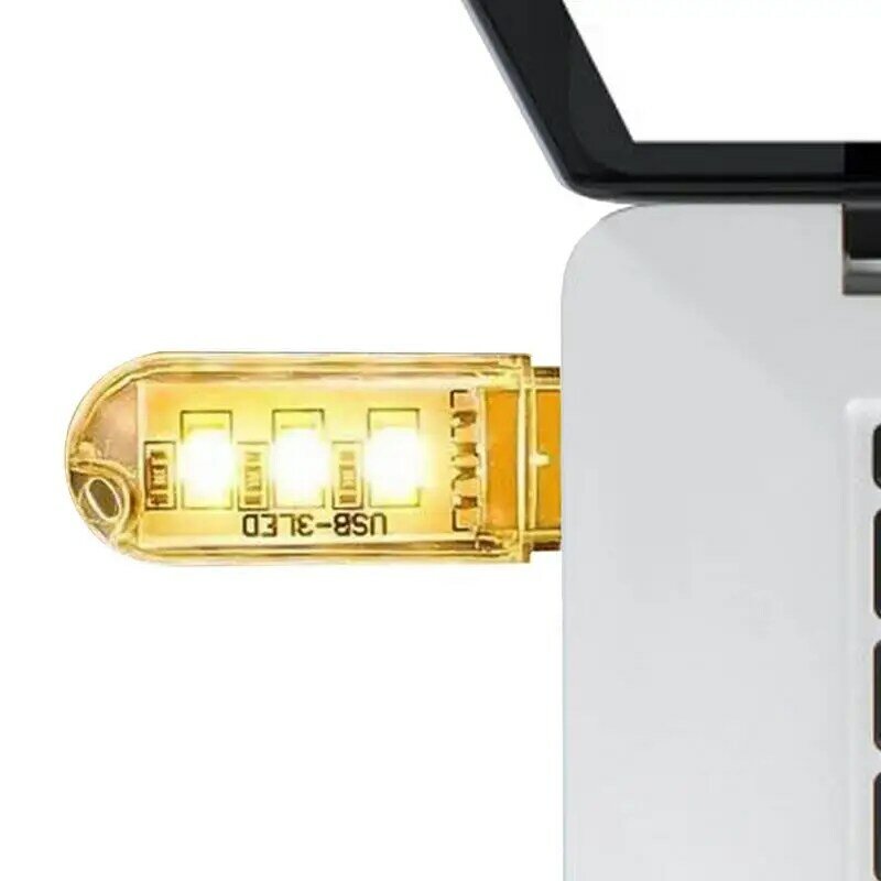 USB LED Plug Lamp Eye Protection Book Light Computer Mobile Power Charging LED Night Light For Bathroom Nursery kitchen supplies