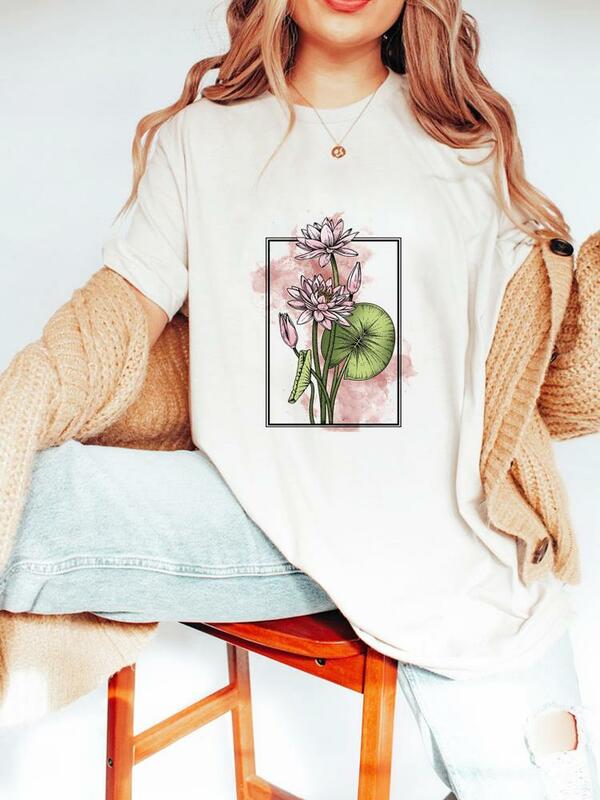 Horse Love-90 년대 귀여운 여성 티셔츠, 패션 의류, 여성 반팔 레이디 프린트, 봄/여름 그래픽 티셔츠