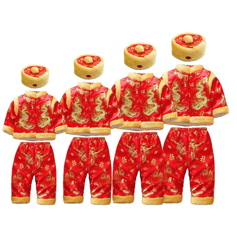 Jungen Mädchen Tang Anzug Babys chinesischen Stil Anzüge für 100-Tage-Feier und Festivals Geburtstags feier Weihnachten chinesisches Neujahr