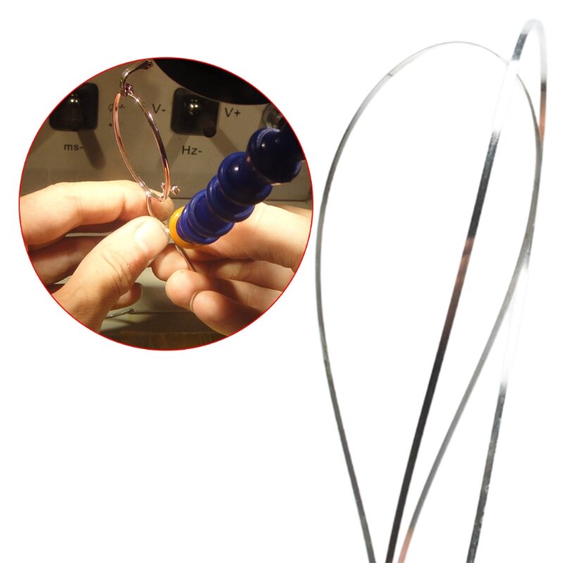 Silver Welding Wire for Glasses Maintenance Low Melting Point Great Weldability Excellent Processing Performance