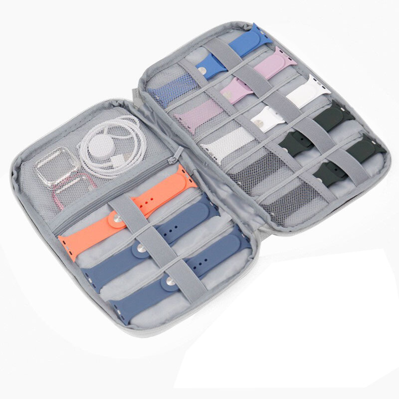 (에서 선박 us) 새로운 애플 시계 스트랩 케이스 데이터 케이블 여행 스마트 워치 손목 스트랩 스토리지 가방 상자