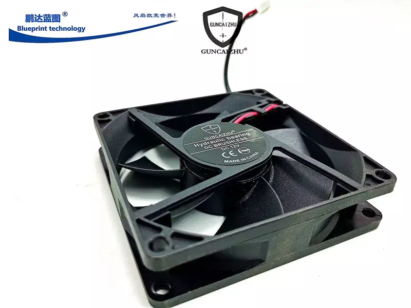 Ventilateur de Refroidissement Hydraulique Silencieux 8020, 8cm, 12V0.06A, 80x80x20mm, Prix Spécial