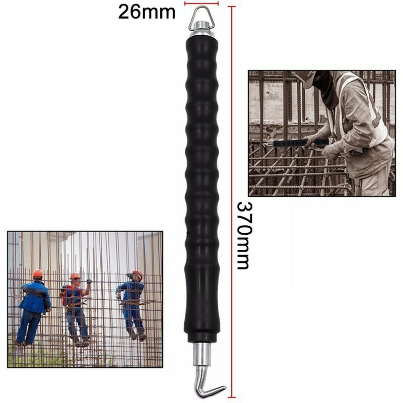 Drut wiązałkowy zbrojeniowe Twister do skręcania drut metalowy do betonu narzędzie do ciągnięcia ogrodzenia wzmocnione zakrzywione i proste narzędzie ręczne z hakiem