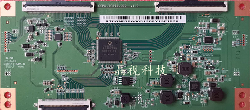 100% New Original Logic Board CCPD TC575 009 V1.0 for STCON575G HITACHI 58HK6100 58PUS7505 /12 58PU8505 58UL2B63DB T-con Board