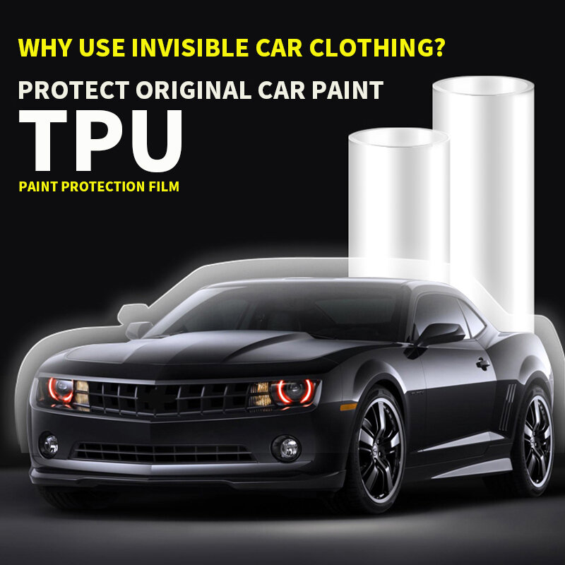 TPU film pelindung cat mobil PPF transparan, antigores mikro penyembuhan diri untuk film seluruh tubuh sepeda motor