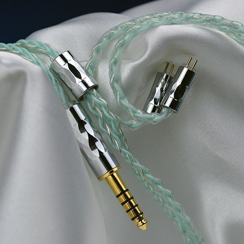 Yongse-Cable de cobre plateado para auriculares BlueMoon 5N, accesorio de plata pura 6N, actualización 0,78 IE200 N5005 SIMOGT EPZ TFZ TANGZU CVJ Assassin
