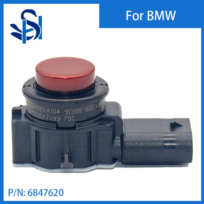 6847620 sensore di parcheggio sistema Radar PDC colore rosso per BMW Dropshipping all'ingrosso