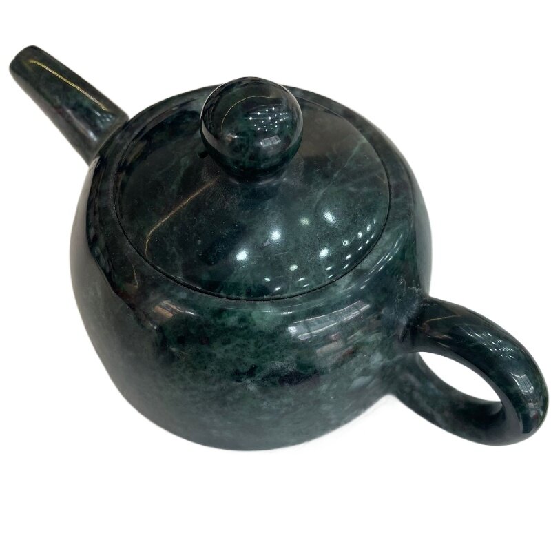 Genuine Good Tibetan Medicine KingStoneTea CupTibet Jade Promoting Circulation Active Magnetic Health-Enhancing Tea Pot Wine Pot