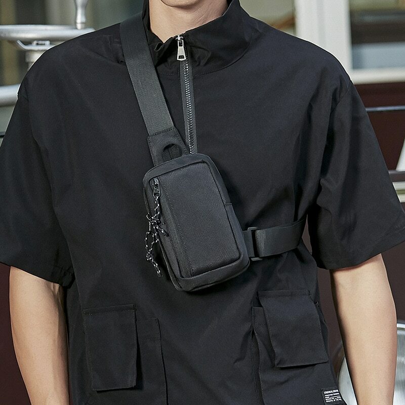Saco de ombro dos homens oxford moda de luxo saco de peito homem estilingue crossbody saco para o sexo masculino 2022 nova bolsa ocasional sacos de telefone viagem