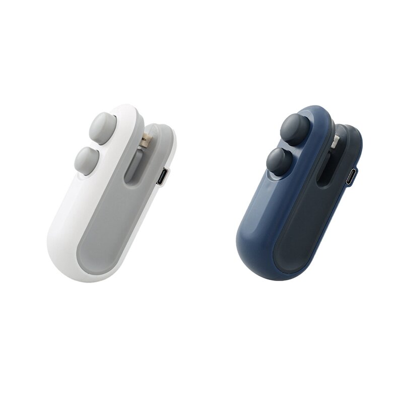 USB Food Bag Sealer Bag Heat Sealer Machine Household Small Hand Pressure Bag accessori per sigillare Snack Sealer Clip