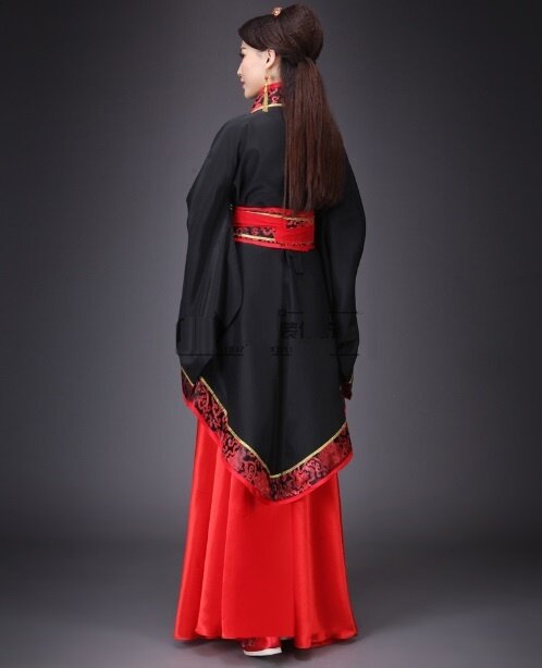 Hanfu จีนแห่งชาติเต้นรำผู้ชายโบราณคอสเพลย์ชุดจีนโบราณสำหรับผู้หญิง Hanfu เสื้อผ้า Lady ชุดเวที