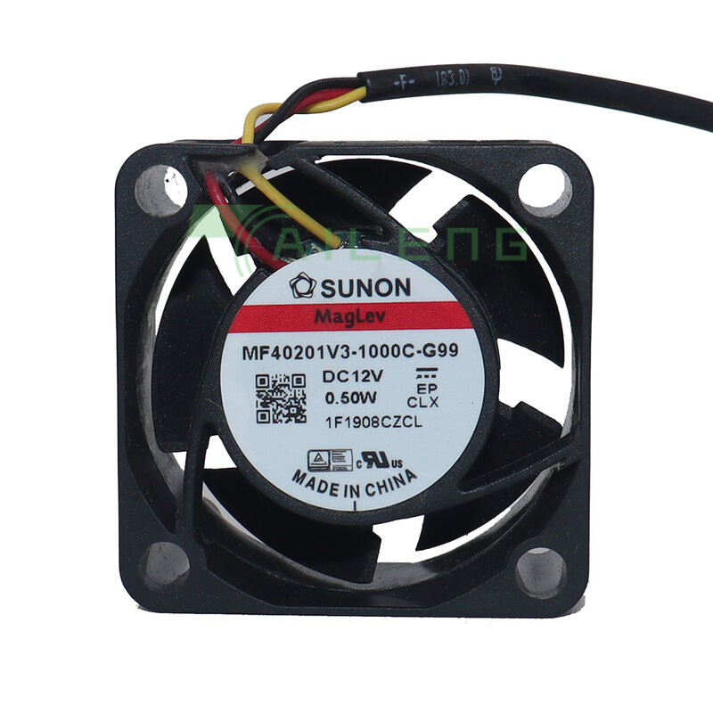 New MF40201V3-1000C-G99 4CM Cooler 40MM 4020 40X40X20MM Cooling Fan DC12V 0.5W 3Wires Lines