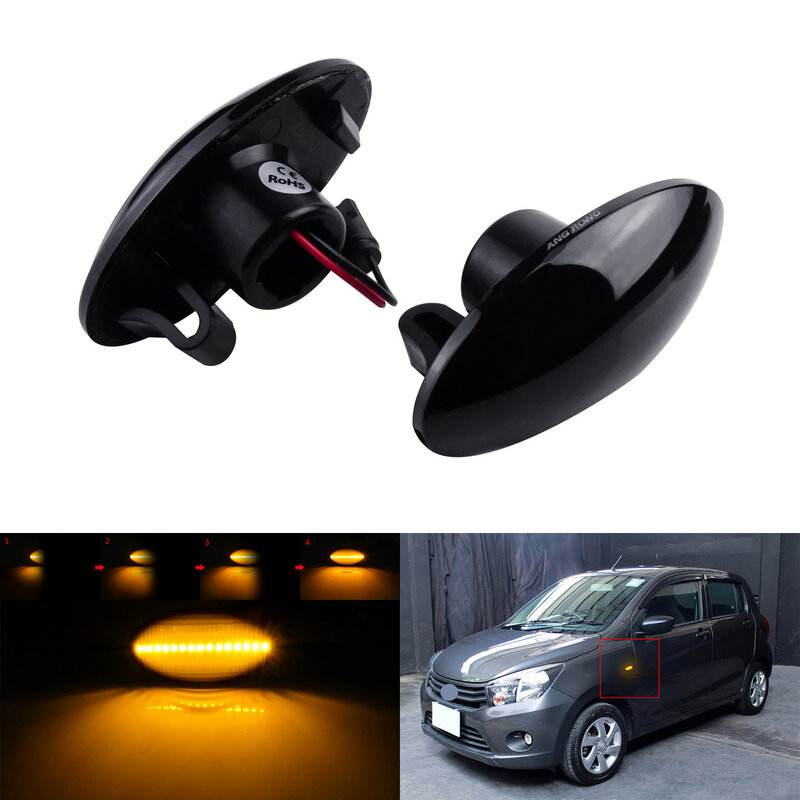 Dynamic LED Indicator Side Repeater Light For Suzuki Ignis Jimny Swift III IV V
