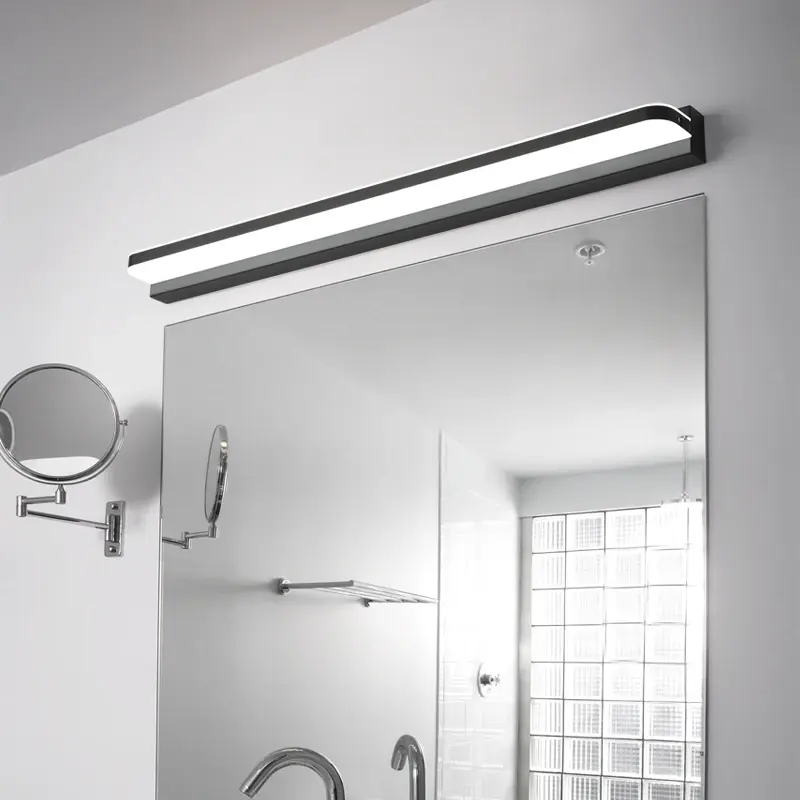 Wodoodporne lusterko LED 9W 12W przednie światła AC220V montowane na ścianie do łazienki Liviling pokój do sypialni lampa ścienna LED do makijażu