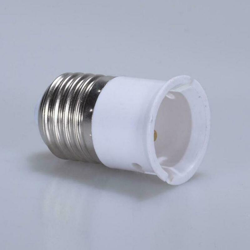 Sturdy Lamp Bulb Converter Safe Good Heat Dissipation Mini E27 to B22 Light Bulb Socket Adapter