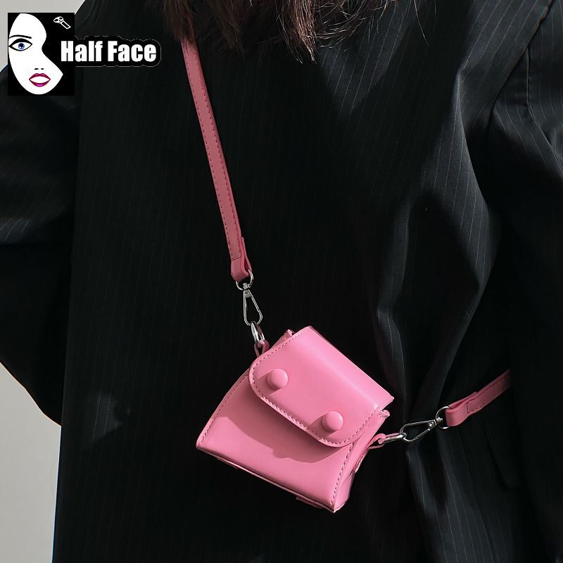 Y2K Spicy Girls Harajuku Womens Gothic Handbags Punk Design Advanced Pink One Shoulder Lolita Versatile Crossbody Mini Bags tote