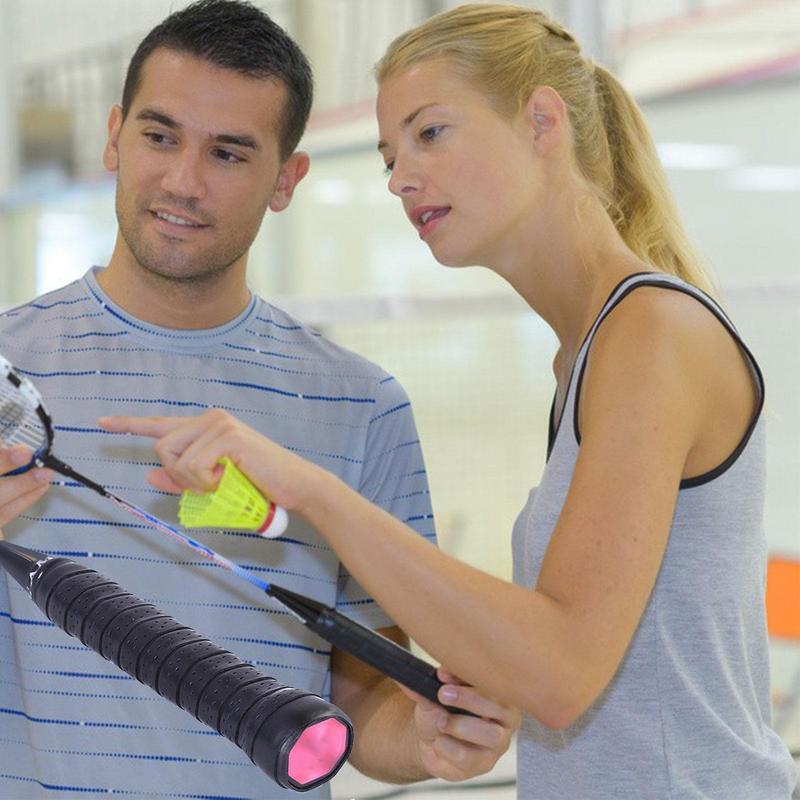 Racchetta da Tennis Grip Tape PU Tennis Overgrip traspirante antiscivolo Sweatband forniture assorbimento del sudore Universal Racket Grips Tape