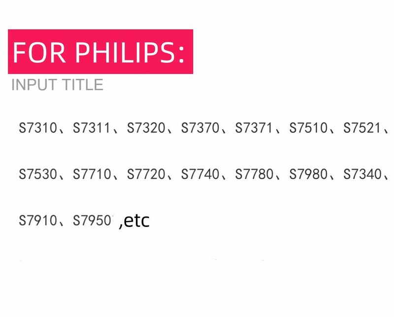 Cabezal para afeitadora Philips SH70 S7000 S7530 S7310 S7370 40S7950 10S7880
