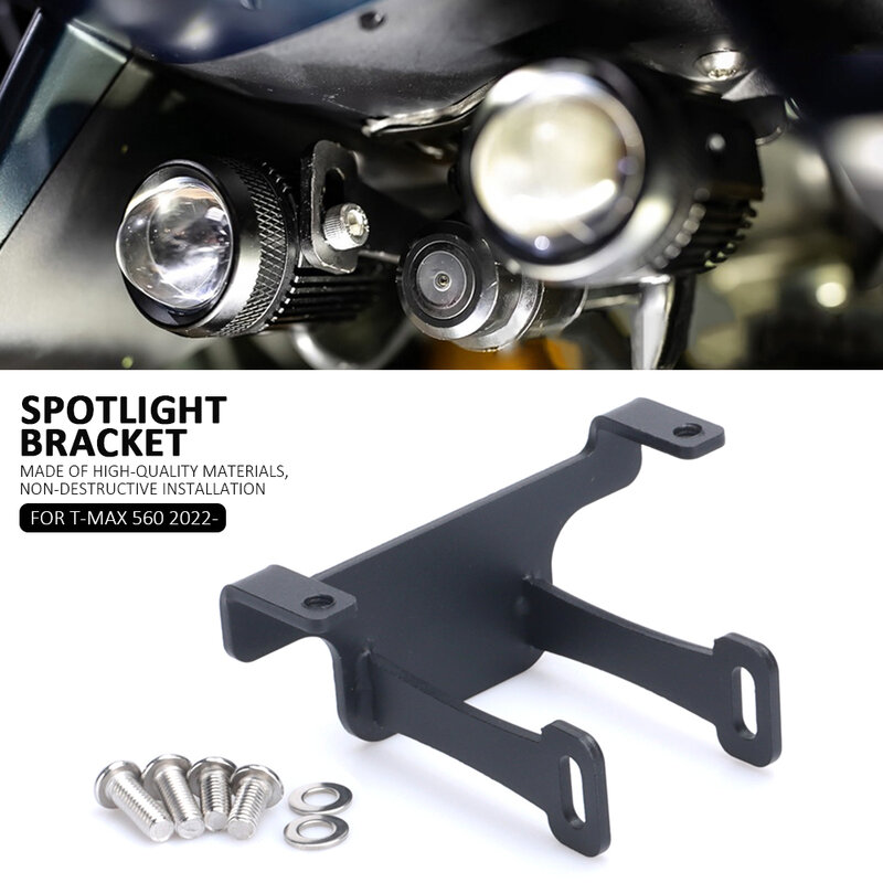 New Motorcycle Light mount Fog lamp Spotlight Bracket Holder For Yamaha T-MAX 560 T-MAX560 TMAX560 TMAX 560 2022 2023