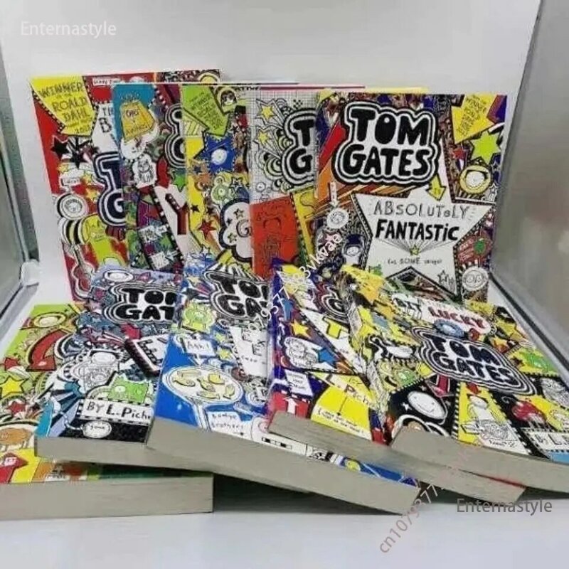 10 Delen Van Tom Gates Graffiti Komische Roman Engels Leuk Leren Stripboek Engelse Originele Libro Livre