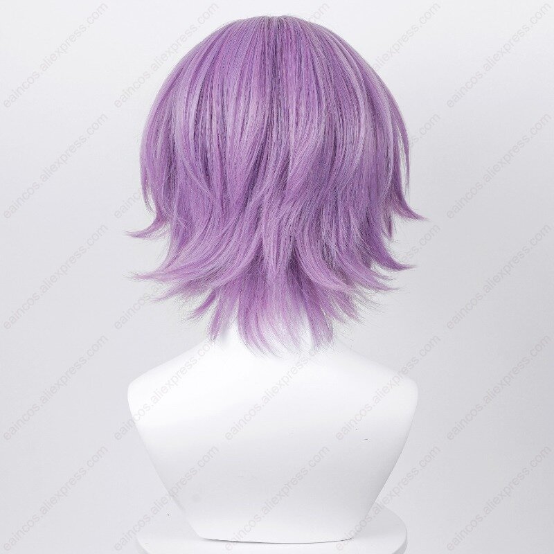Anime Kamishiro Rui Cosplay Wig 30cm Unisex Mixed Color Wigs Heat Resistant Synthetic Hair
