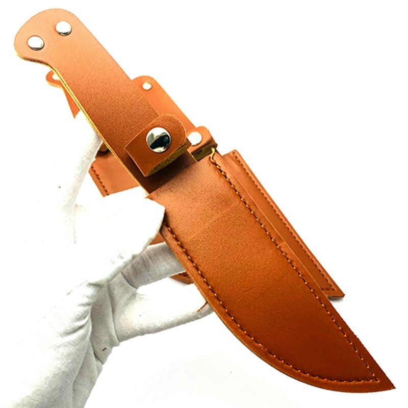 PU Leder Klappmesser Mantel Messer Halter Messer Fall Werkzeug Fall Messer Protector für Gürtel Tasche Messer Camping Jagd J60C