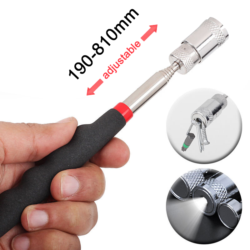 Mini stylo magnétique télescopique portable, outils pratiques, capacité pour ramasser des boulons d'écrou, extensible, le plus récent, 514