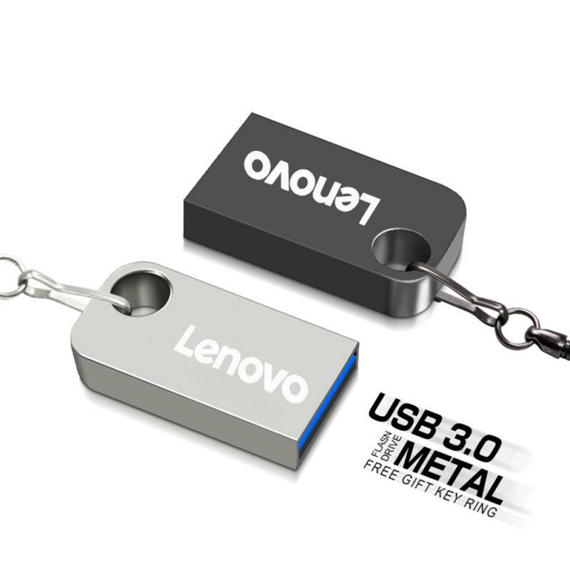 Lenovo Mini Pen Drive 2TB 1TB 512GB Memory Portable Waterproof U Disk High-Speed USB3.0 Data Transmission Metal USB Flash Drive