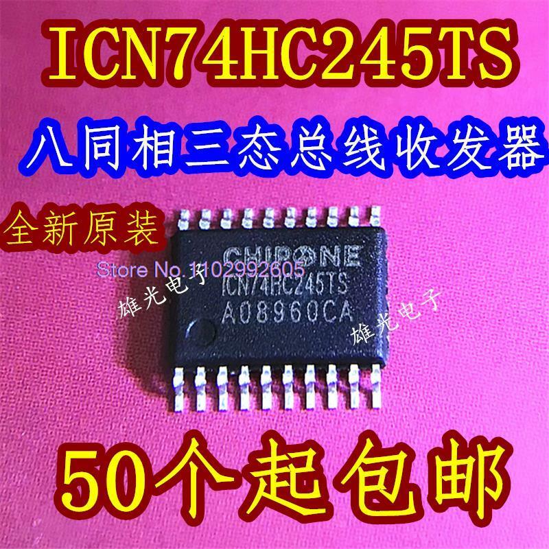ICN74HC245TS ، ICN74HC245TSC ، 74HC245PW TSSOP20 ، 50 قطعة للمجموعة الواحدة