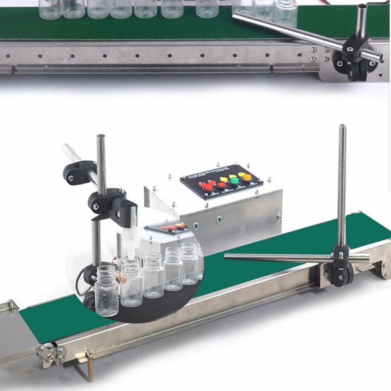 Automatic Liquid Filling Machine With Conveyor Belt Single Head Filler Perfume Water Can Sense High Precision Heat Resistance