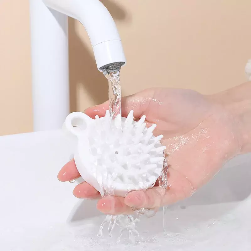 New Silicone Shampoo Scalp Hair Massager Comb Bath Scalp Massage Brush Shampoo Massager Scalp Acupuncture Point Massage