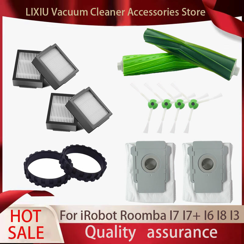 Untuk iRobot Roomba I7 I7 + I3 I3 + I4 I4 + I6 I6 + I8 I8 + J7 J7 + E5 E6 E7 Filter sikat utama pel kain debu braket Penyedot Debu