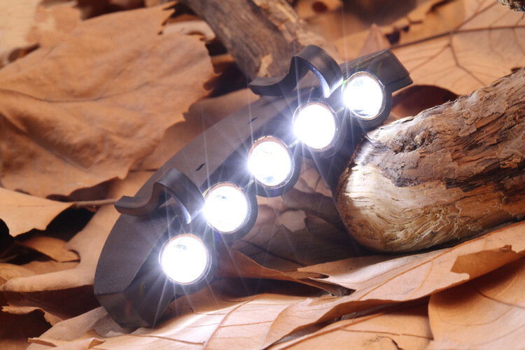 Nuove lampade con cappuccio a Clip LED portatile cappello a tesa luce notturna luci di emergenza da viaggio all'aperto per ciclismo escursionismo campeggio pesca illuminazione